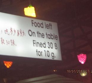 Nachzahlen 30 Bath für10 Gramm