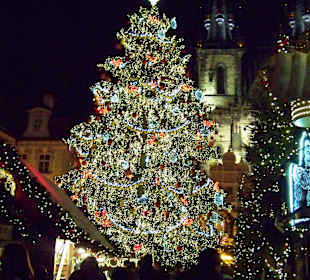 Christkindelmarkt abends