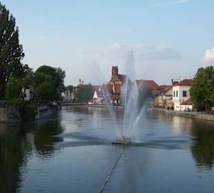 Ruhender Blick über die Isar