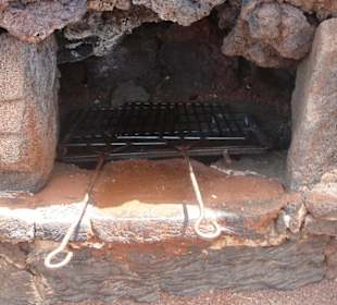 Grill im Timanfaya National Park