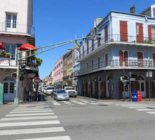 Typische Gebäude im French Quarter