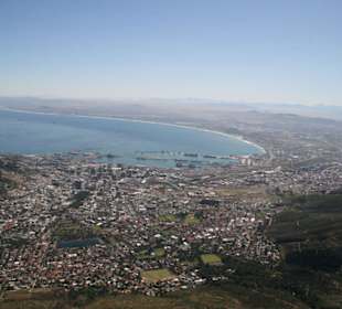 Tafelberg, Blick auf Kapstadt