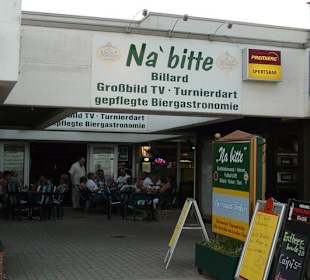 Shops and Restaurants at Sea Front in Dahme