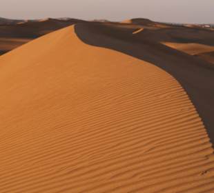Sonneuntergang in der Wüste