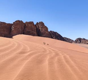 Wüstenlandschaft Wadi Rum