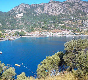 Blick vom Berg nach Turunc