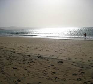 Morgens beim Strandspaziergang - menschenleer!