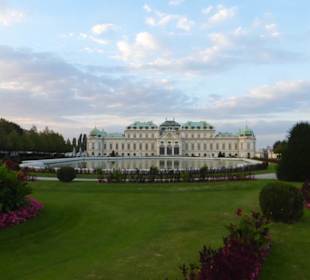 Das Obere Belvedere - Vorderansicht