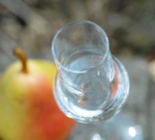 Glas und Frucht