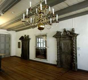 Die erste Etage mit den Sälen