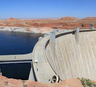Glen Canyon Staudamm mit Lake Powell
