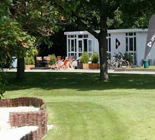 Das Bistro mit Sandstrand