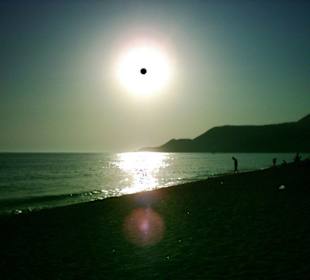 Sonnenuntergang...