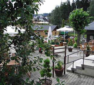 Blick in den Gästegarten