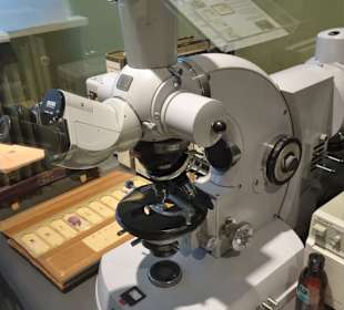Lichtmikroskop im Medizinhistorischen Museum 