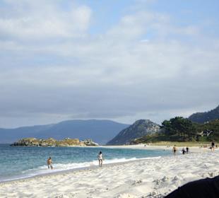 Paisaje de las islas cíes