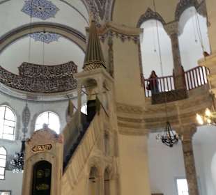 Decke und Muezin-Raum