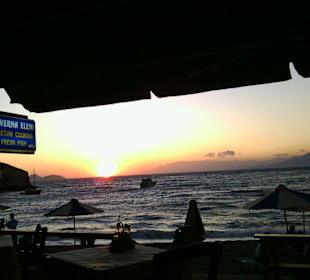 Sonnenuntergang in Matala bei Eleni