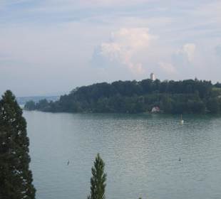 Vista dell'Isola arrivando con il battello
