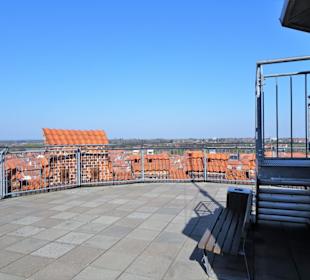 Auf der Aussichtsplattform des Wasserturmes