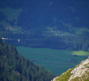 Ins Tal runter