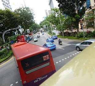 Unterwegs in Singapur mit dem Hop and Hop Bus