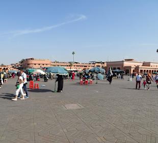 Unterwegs in der Altstadt von Marrakesch