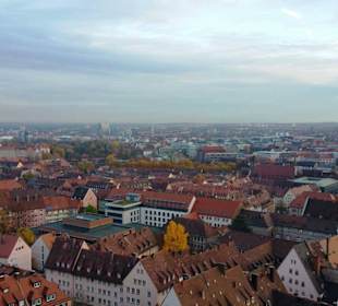 Vom Sinwellturm aus: Süden Altstadt