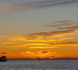 Sonnenuntergang Ria Formosa Bootstour