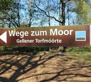 Wegweiser zur Gellener Torfmöörte