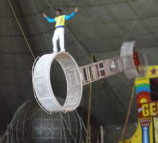 Todesrad gibt es auch im Zirkus Krone