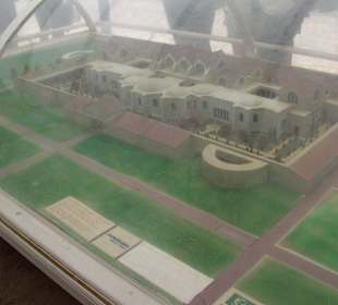 Modell der Bäderanlage