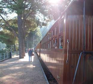Eisenbahn Roter Blitz von Palma nach Soller