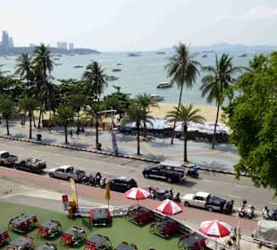 Aussicht auf die Bucht und den Beach