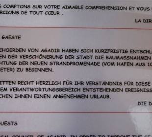 Entschuldigung für die nächsten Jahre