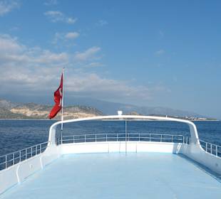 Bootsfahrt zur versunkenen Satdt Kekova