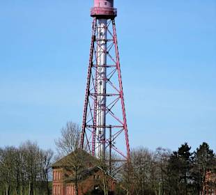 Außenansicht des Leuchtturms Campen