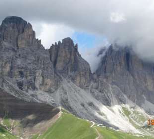 Widok na Dolomity