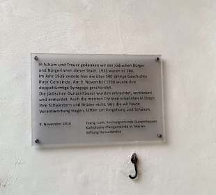 Info an die Gäste Erinnerung