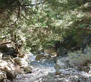 Wanderung durch die Imbros Schlucht