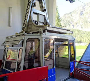 An der Talstation der Untersbergbahn