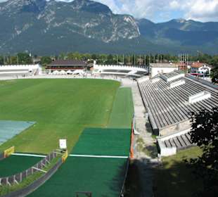 Blick von Oben in der Zuschauer-Bereich