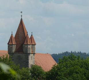 Ausblick vom Rothenburger Burggarten