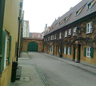 Fuggerei - Strassenzug