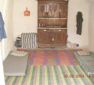 Innenaufnahme einer Höhlenwohnung in Matmata