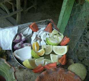 Frische Früchte der Region