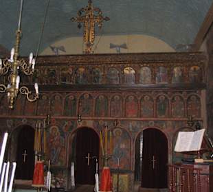 Fresken in der Kirche von Anoghi