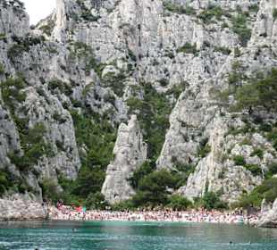 Am Badestrand der Calanque Port-Pin