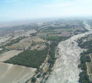 Blick aus dem Flugzeug