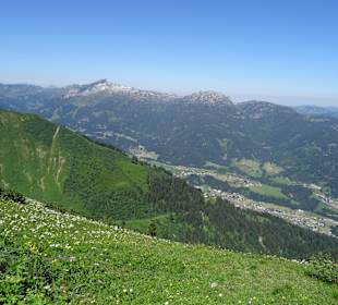 Blick aufs Kleinwalsertal
